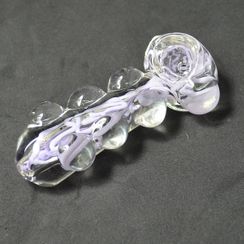 Bubble Grip Glass Pipe