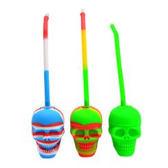 Silicone Skull Water Pipe