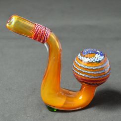 Stand Up Glass Sherlock Pipe