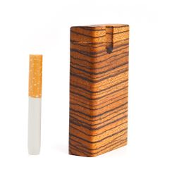 Zebrawood Dugout Pipes - Handmade in USA