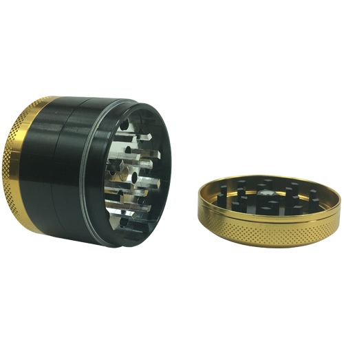 4 Piece Premium Metal Dry Herb Grinder For Sale W/ Kief Catcher