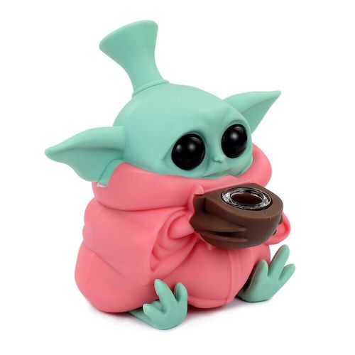 Pink Baby Yoda Tumbler