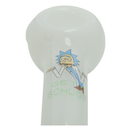 Rick and Morty Pyrex Spoon Hand Pipe - Happy Headshop USA