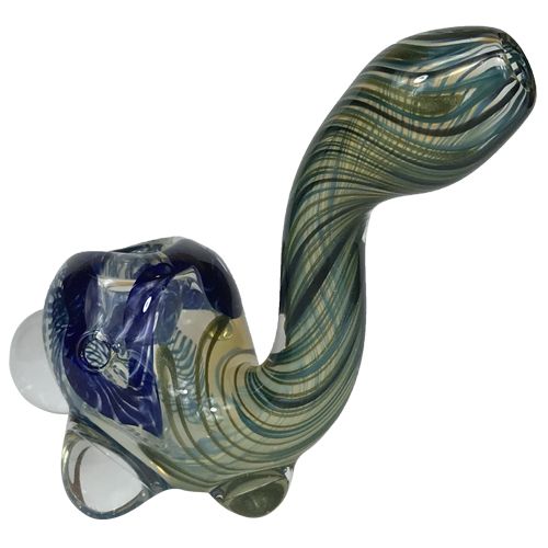 Mini Sherlock Glass Tobacco Smoking Bowl Pipe Piece HANDMADE IN THE USA 