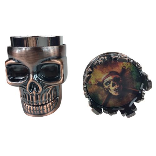 Grinder Skull With Mushroom Laser Engraved Herb Grinder Christmas