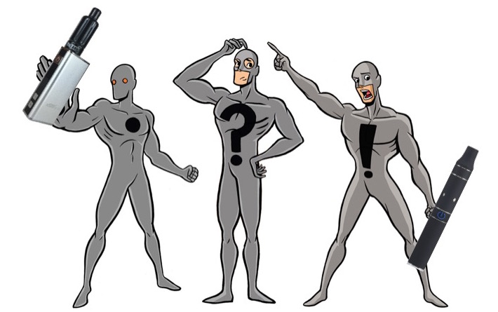 People using vape pens