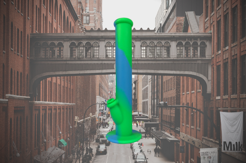 Strong Silicone Bong 14 Inches