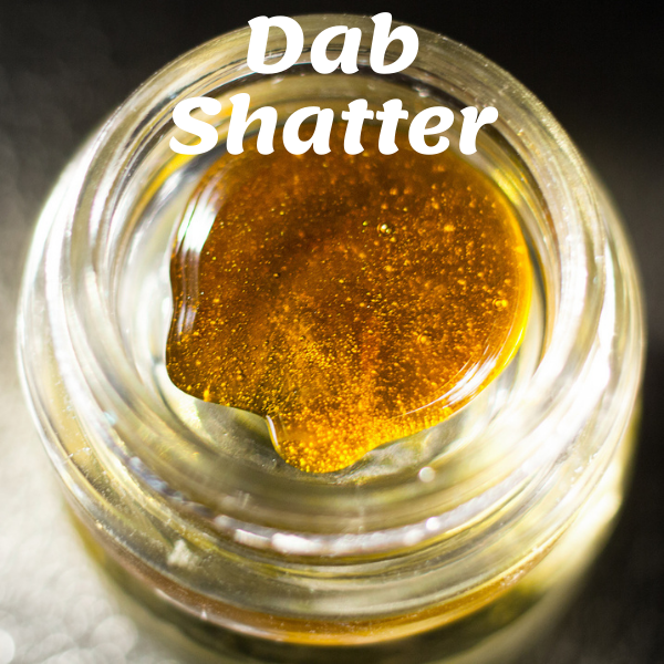 Dab shatter in a dab container high quality 