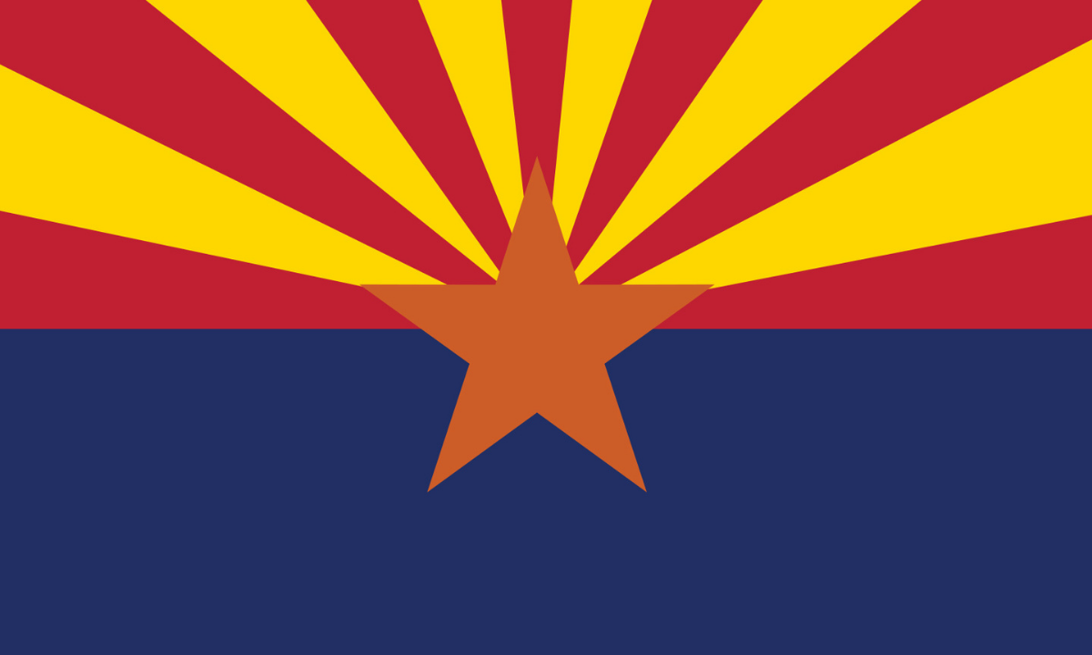 Arizona state flag 