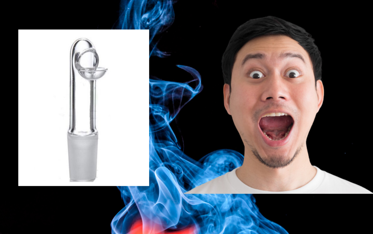 domeless nail with a man being impressed