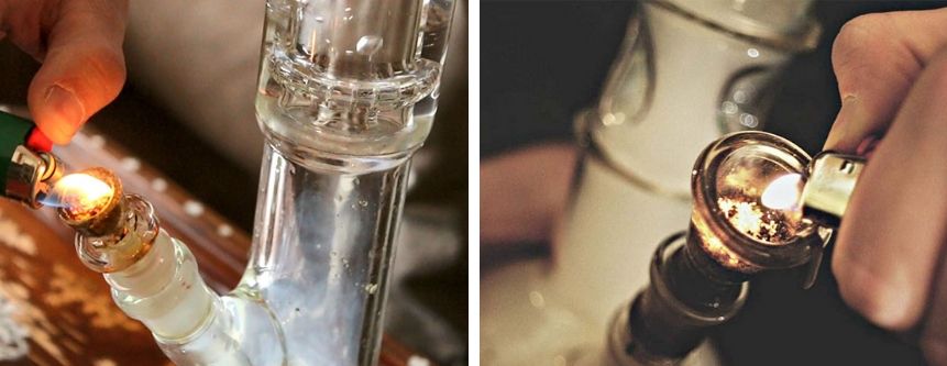 Percolator Bong vs Standard Bong