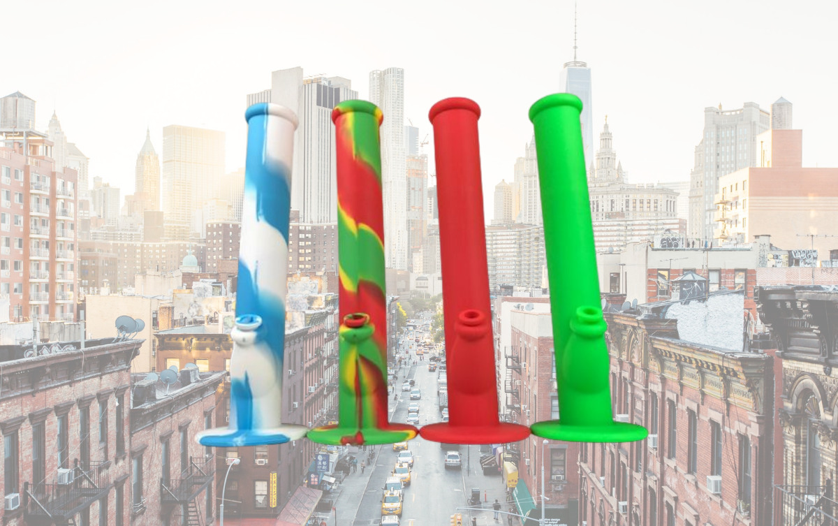 14 inch silicone water bong 